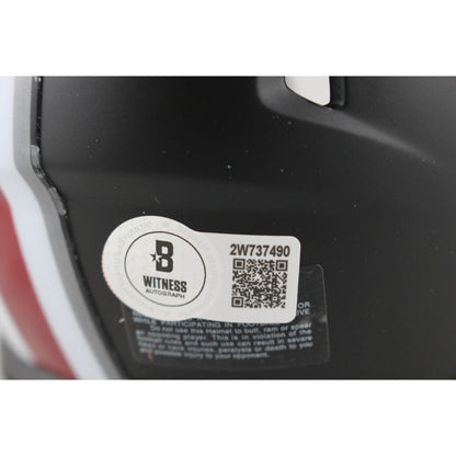 Jack Sawyer Autographed Ohio State Buckeyes Black Speed Mini Helmet