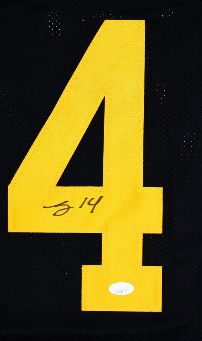 George Pickens Autographed Pittsburgh Steelers Custom Black Jersey