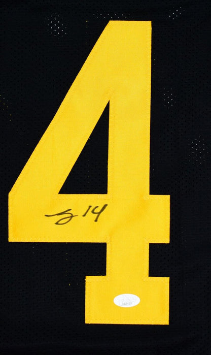 George Pickens Autographed Pittsburgh Steelers Custom Black Jersey