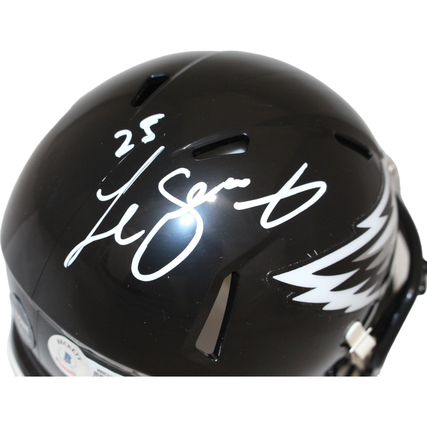 LeSean McCoy Signed Philadelphia Eagles 2022 Alternate Mini Helmet Beckett