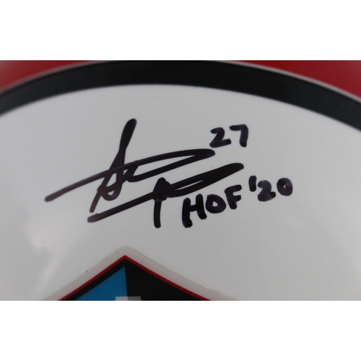 Steve Atwater Signed Denver Broncos Hall of Fame VSR4 Mini Helmet (HOF)