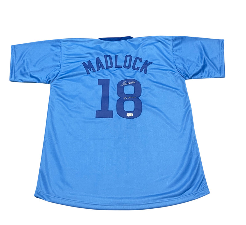 Bill Madlock Signed Chicago Cubs Custom Jersey 4x NL Batting Champ Beckett