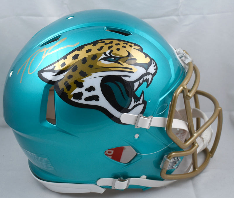 Trevor Lawrence Signed Jacksonville Jaguars Flash Speed Authentic Helmet