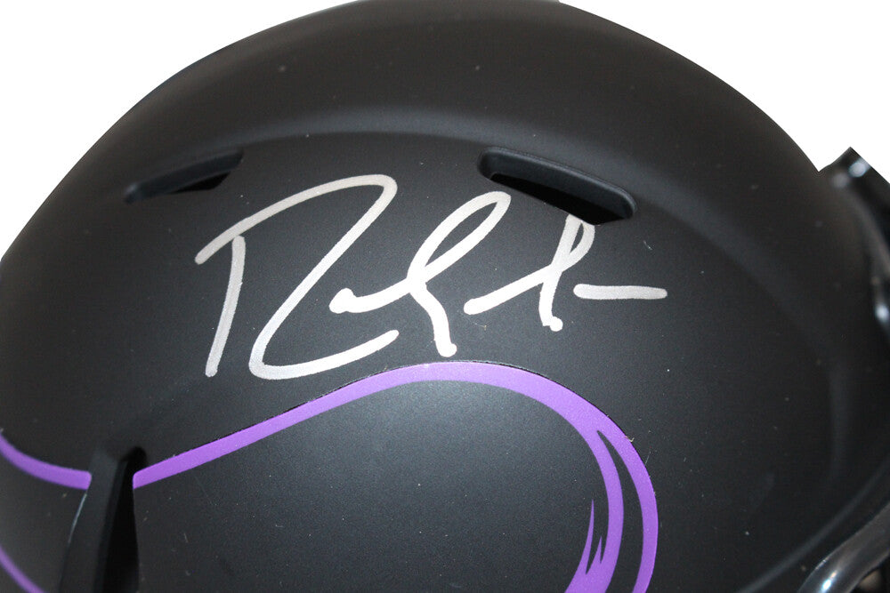 Randy Moss Signed Minnesota Vikings Eclipse Mini Helmet (Beckett BAS)