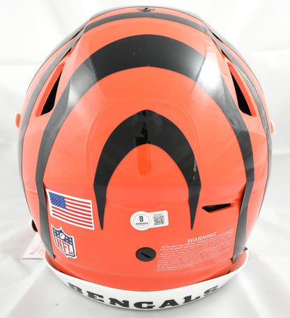 Ja'Marr Chase Signed Cincinnati Bengals Full Size Speedflex Helmet