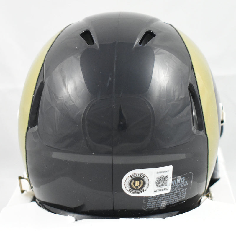 Torry Holt Signed St. Louis Rams Speed Mini Helmet
