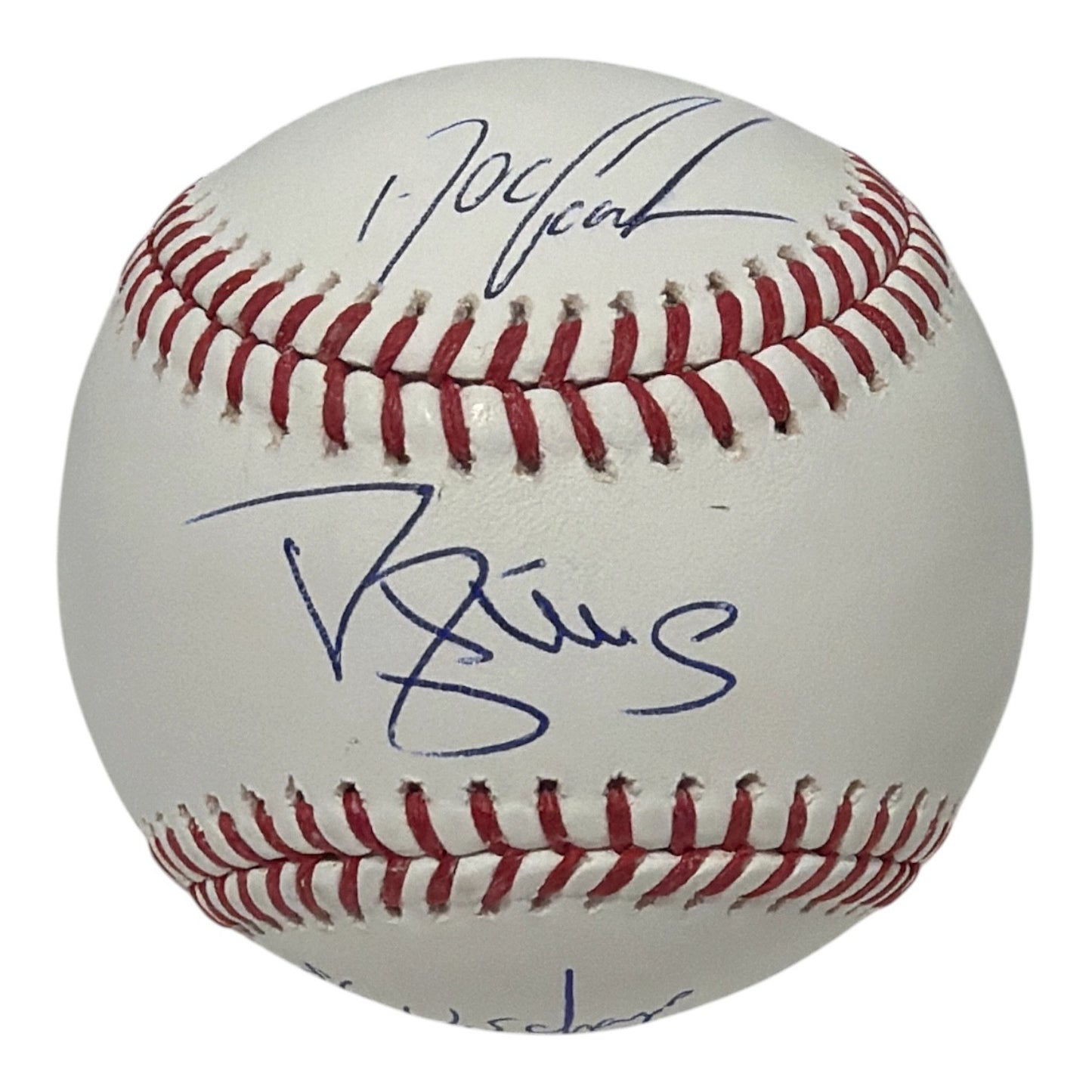 Doc Gooden & Darryl Strawberry Signed Baseball - 1986 WS Champs JSA