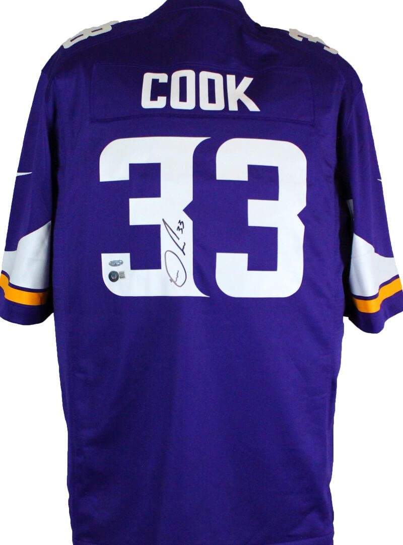 Dalvin Cook Signed Minnesota Vikings Purple Nike Game Jersey