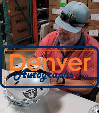Shane Lechler Signed Oakland Raiders Full Size Speed Helmet NFL 100