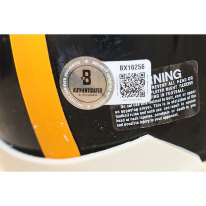 John Stallworth Signed Pittsburgh Steelers VSR4 Throwback Mini Helmet
