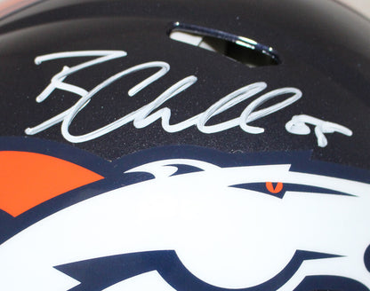 Bradley Chubb Autographed Denver Broncos Authentic Full Size Speed Helmet