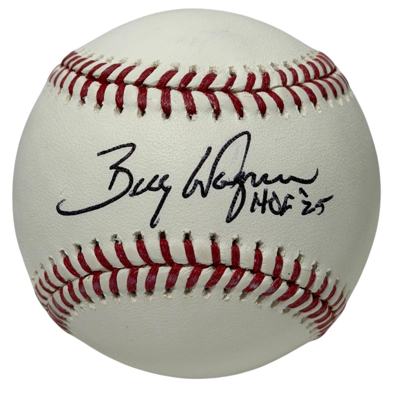 Billy Wagner Autographed ROMLB Baseball HOF 25 Inscription JSA Steiner