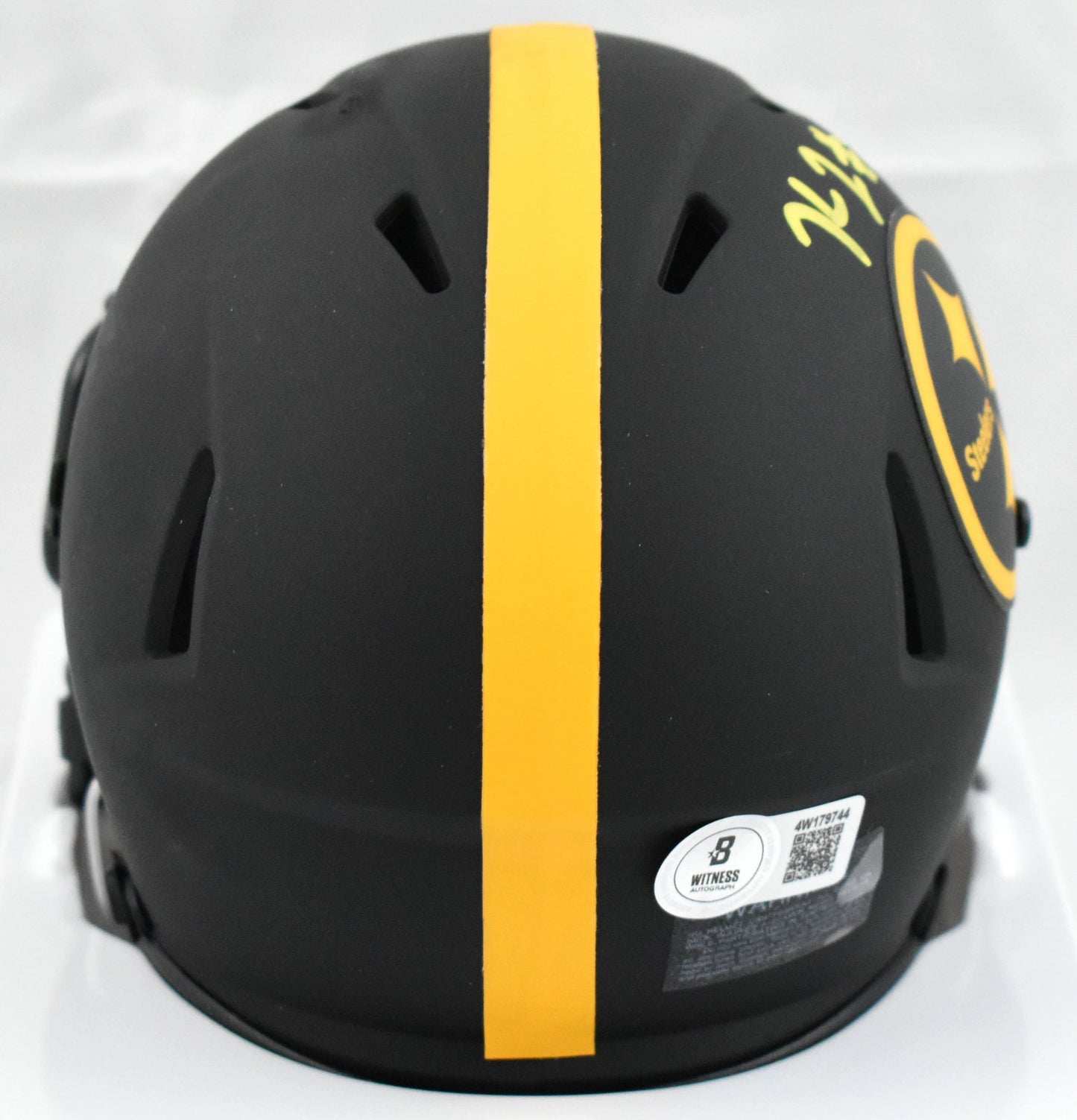 Kaleb Johnson Signed Pittsburgh Steelers Eclipse Speed Mini Helmet