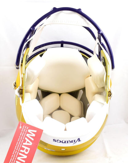 Randy Moss Signed Minnesota Vikings Flash Speed Authentic Full Size Helmet