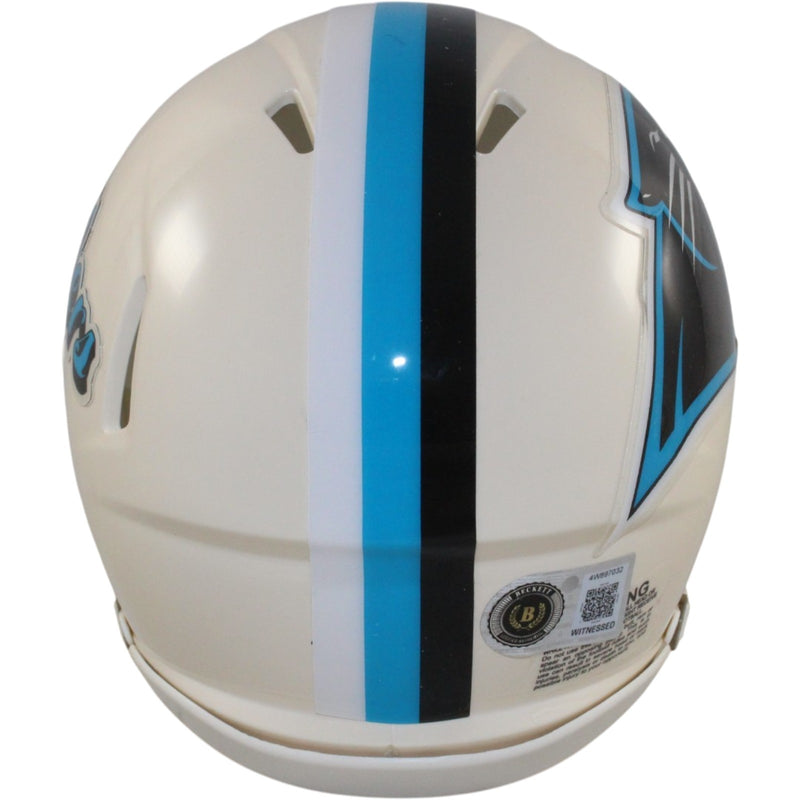 Luke Kuechly Autographed Carolina Panthers Retro Mini Helmet