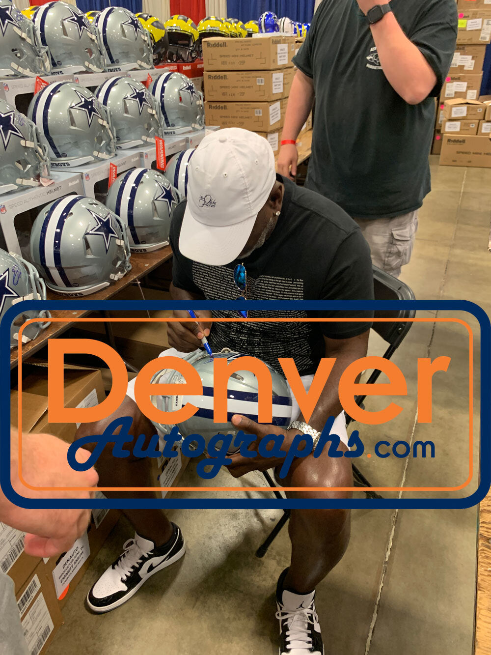 Emmitt Smith Dallas Cowboys Autographed Full Size Replica Helmet