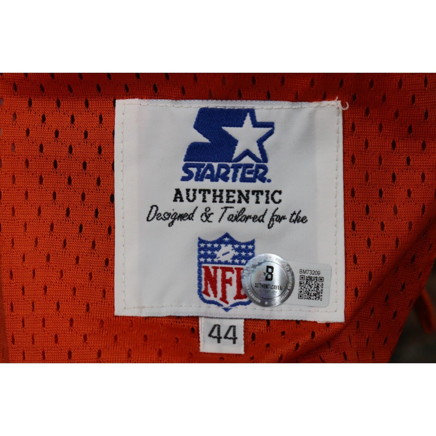 Dennis Smith Signed Denver Broncos Authentic Starter Jersey (Size 44)