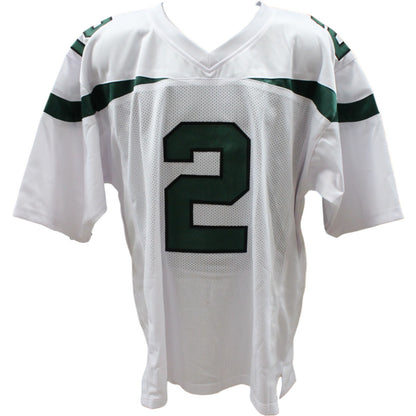 Zach Wilson Autographed White Pro Style Jersey