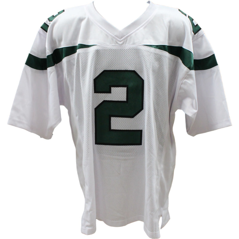 Zach Wilson Autographed White Pro Style Jersey