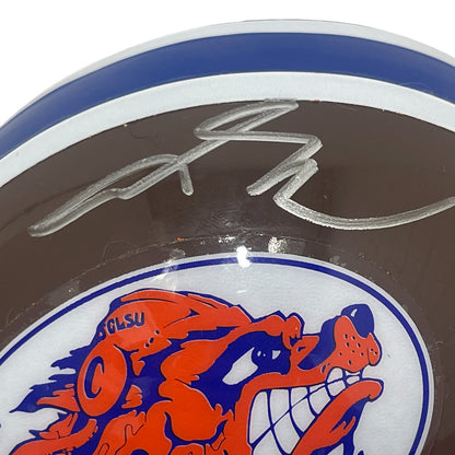 Adam Sandler Signed Waterboy Mud Dogs Mini Helmet (JSA COA)