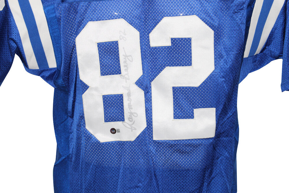 Raymond Berry Signed Baltimore Colts Wilson Proline Blue Size 48 Jersey BAS