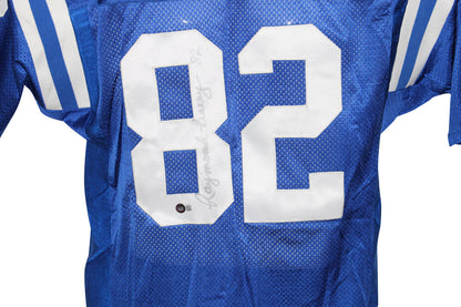 Raymond Berry Signed Baltimore Colts Wilson Proline Blue Size 48 Jersey BAS