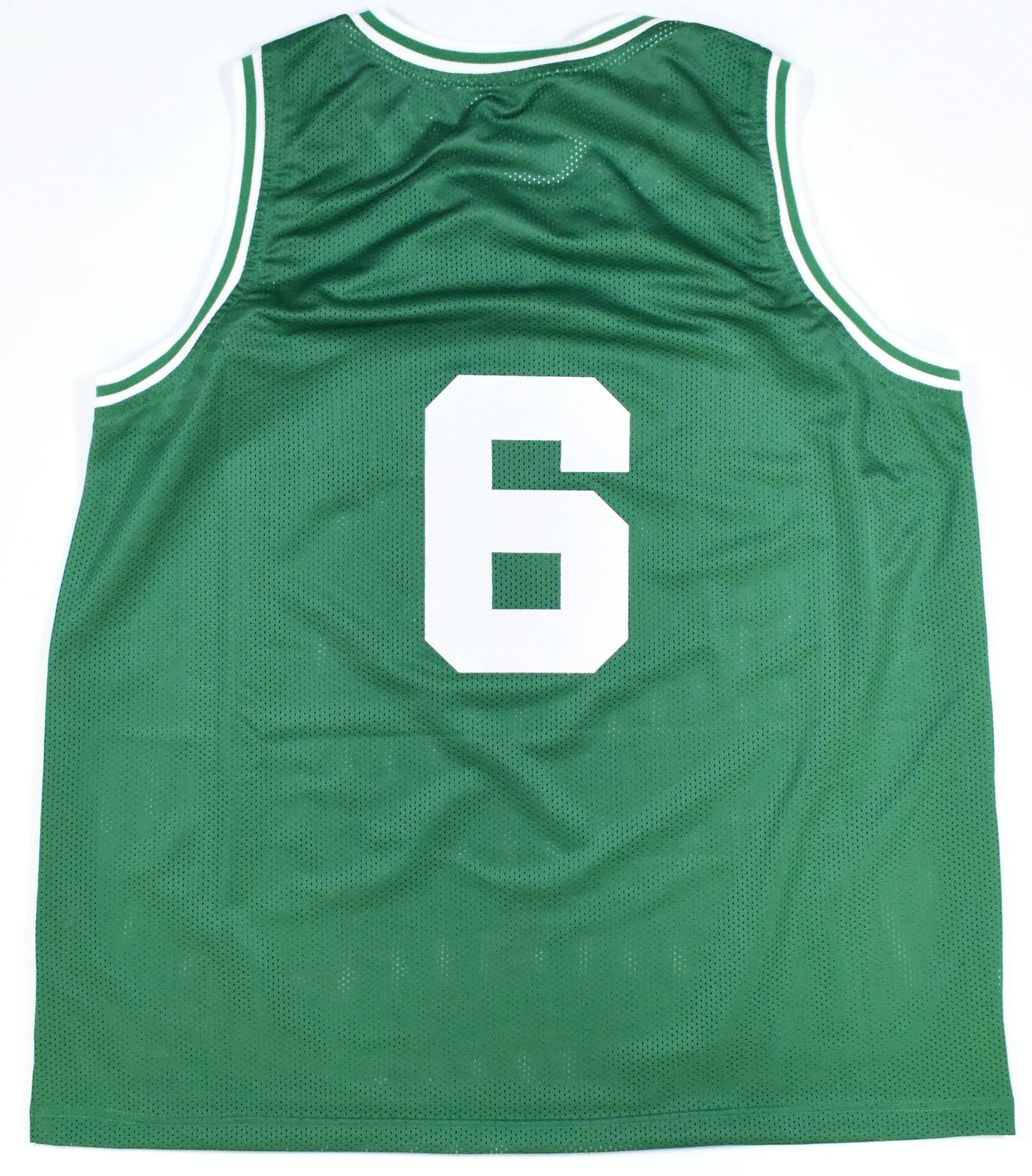 Bill Russell Signed Boston Celtics Custom Green Jersey