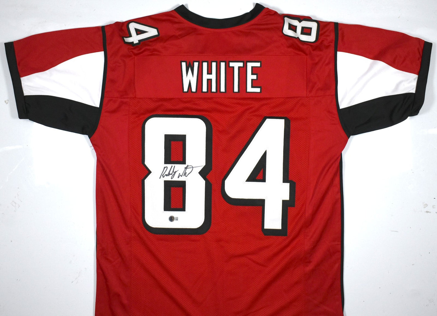 Roddy White Signed Atlanta Falcons Custom Red Jersey