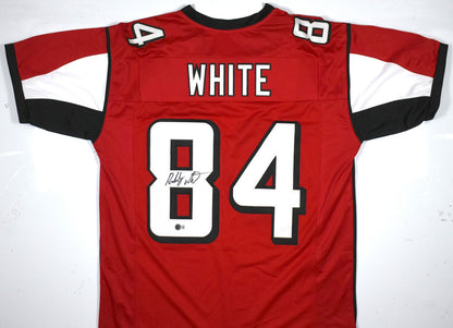 Roddy White Signed Atlanta Falcons Custom Red Jersey