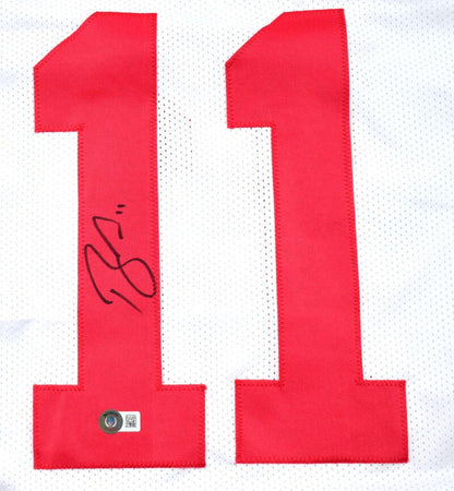 Brandon Aiyuk Autographed San Francisco 49ers White Custom Jersey