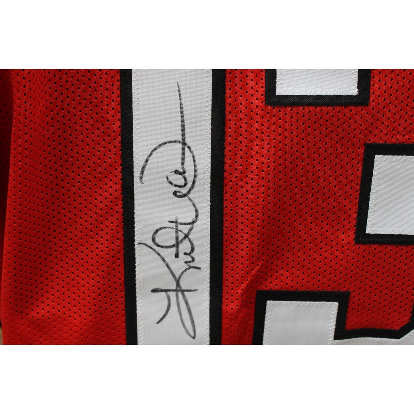 Kurt Warner Autographed Red Pro Style Custom Jersey