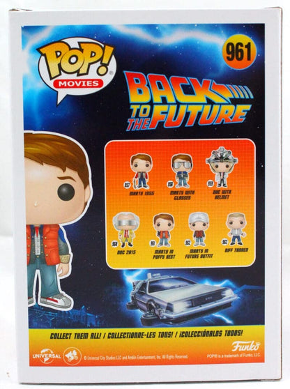 Michael J. Fox Signed Marty McFly Funko Pop Figurine #961