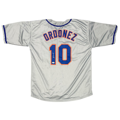 Rey Ordonez Signed New York Mets Custom Grey Jersey (JSA COA)