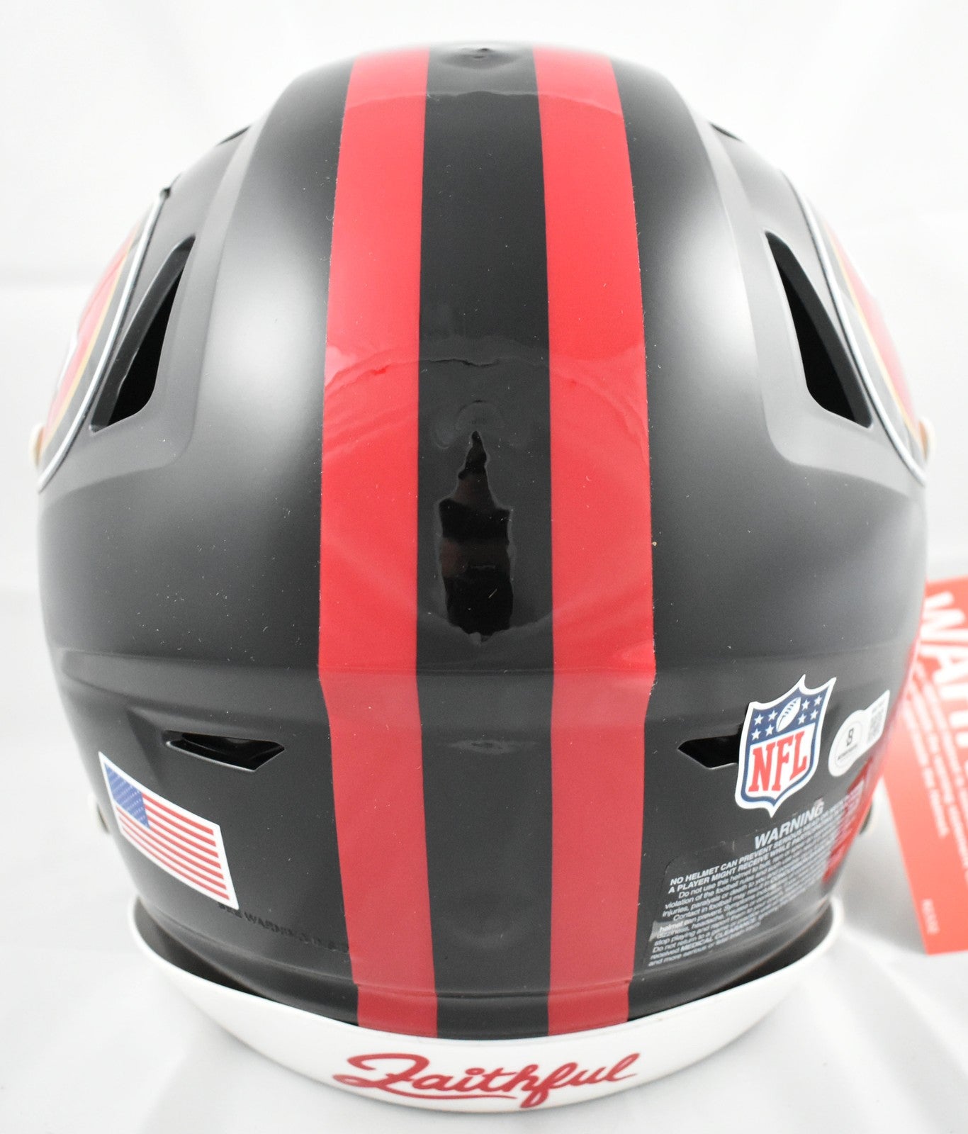 Fred Warner Signed San Francisco 49ers Rivalries Speedflex Authentic Helmet