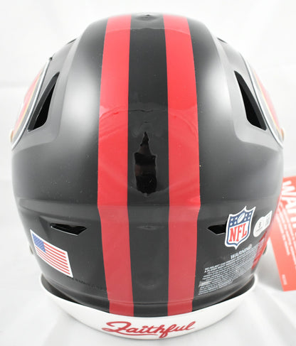 Fred Warner Signed San Francisco 49ers Rivalries Speedflex Authentic Helmet