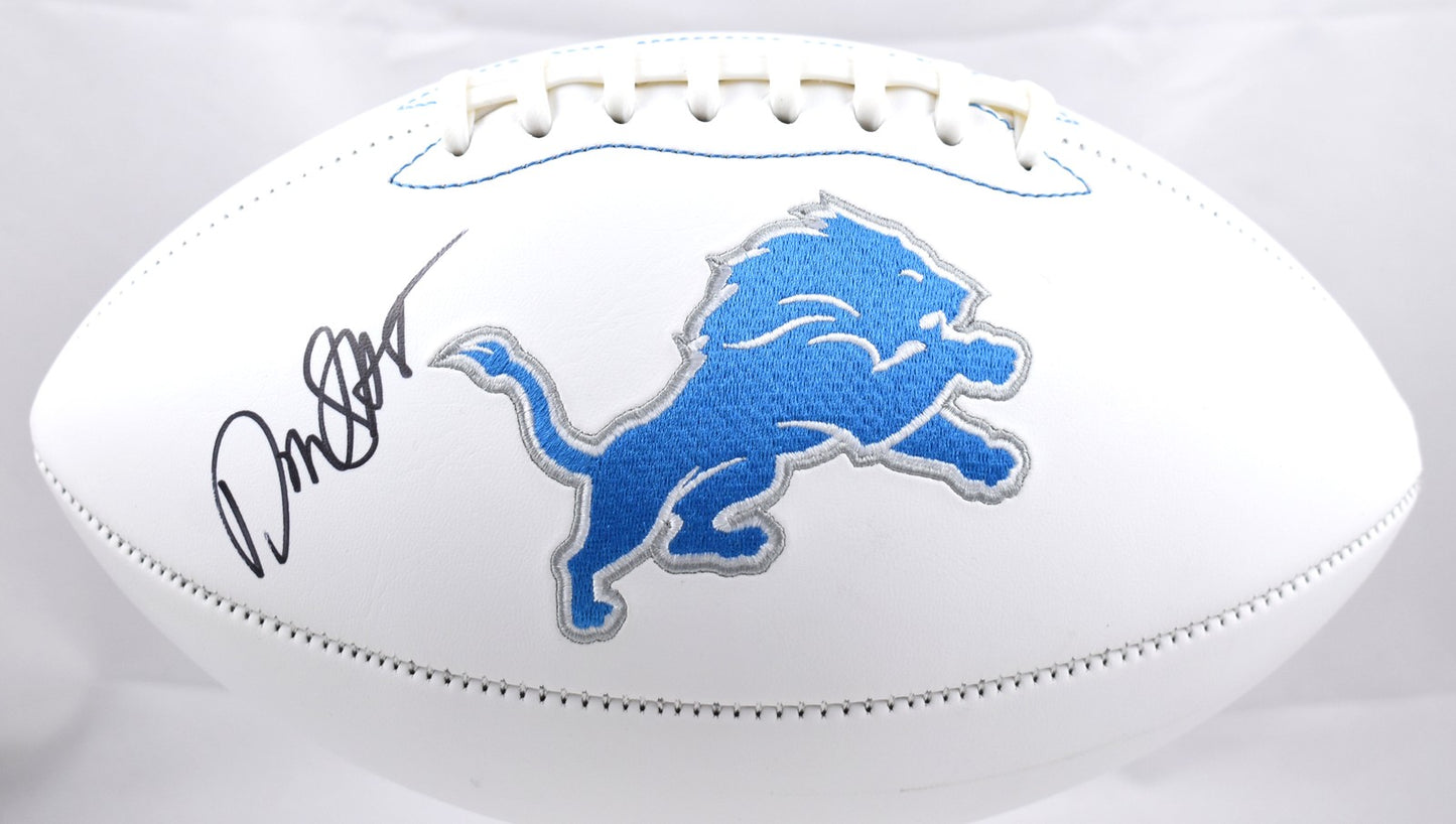 David Montgomery Autographed Detroit Lions Logo Football