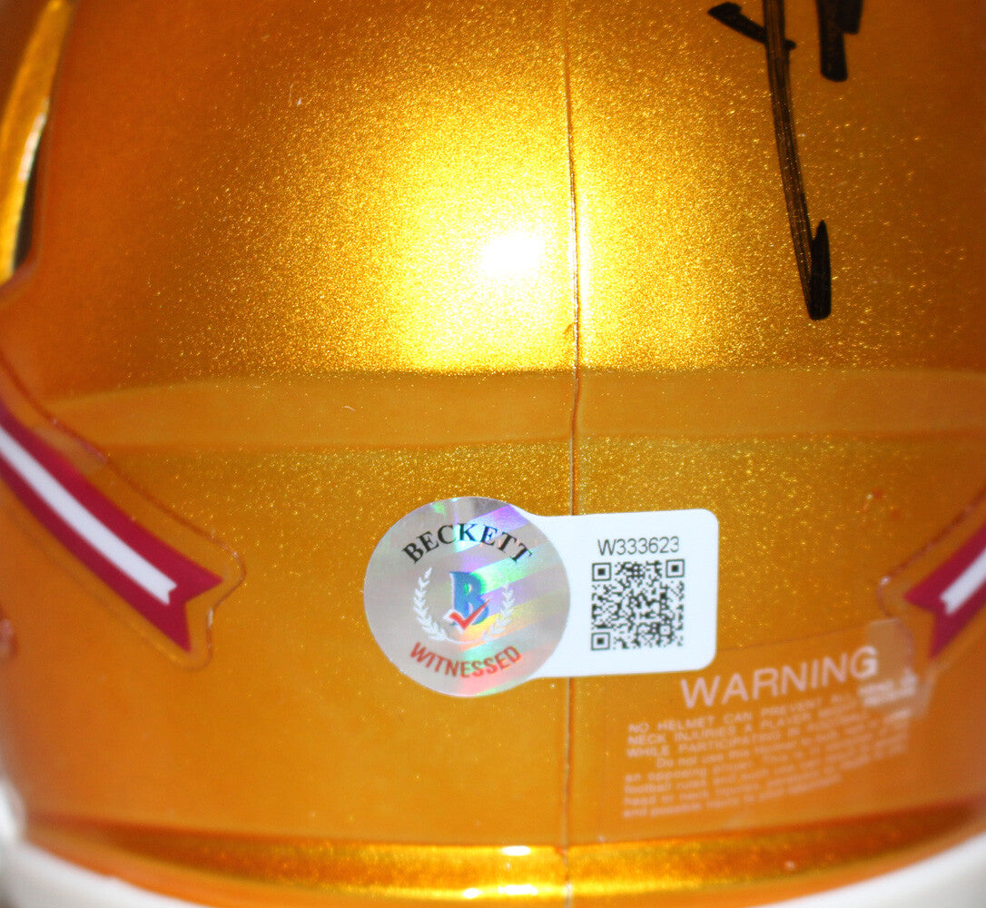 Deion Sanders Florida State Seminoles Signed Flash Speed Mini Helmet