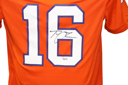 Trevor Lawrence Autographed Clemson Tigers Orange Nike Jersey