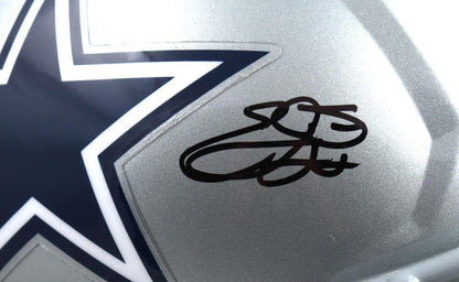 Emmitt Smith Signed Dallas Cowboys Full Size Speed Authentic Helmet - Black