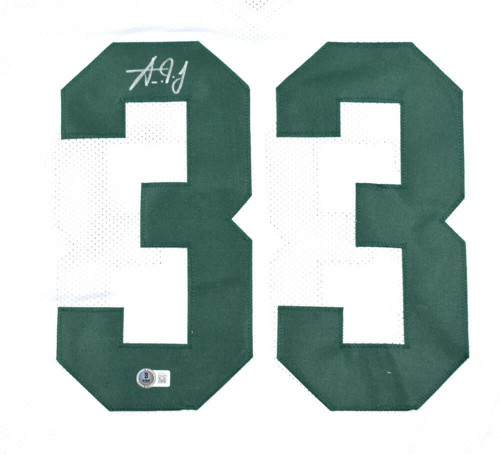 Aaron Jones Autographed White Custom Jersey