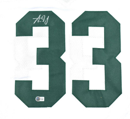 Aaron Jones Autographed White Custom Jersey