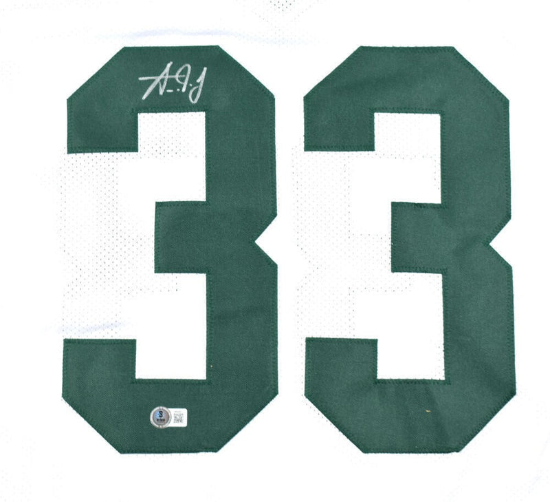 Aaron Jones Autographed White Custom Jersey