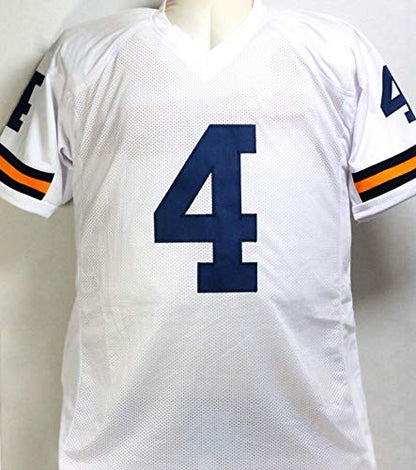 Nico Collins Autographed White Custom Jersey