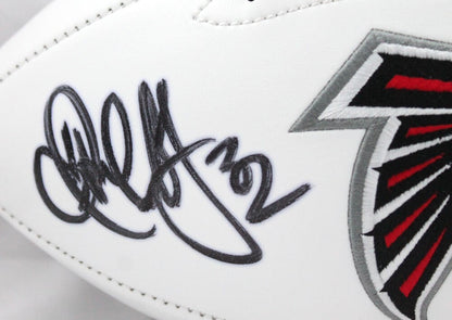 Jamal Anderson Signed Atlanta Falcons Logo Football "Dirty Bird"