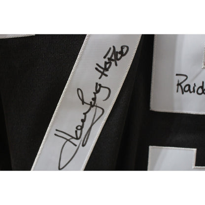 Howie Long Signed Oakland Raiders Mitchell & Ness Jersey 2 Inscriptions