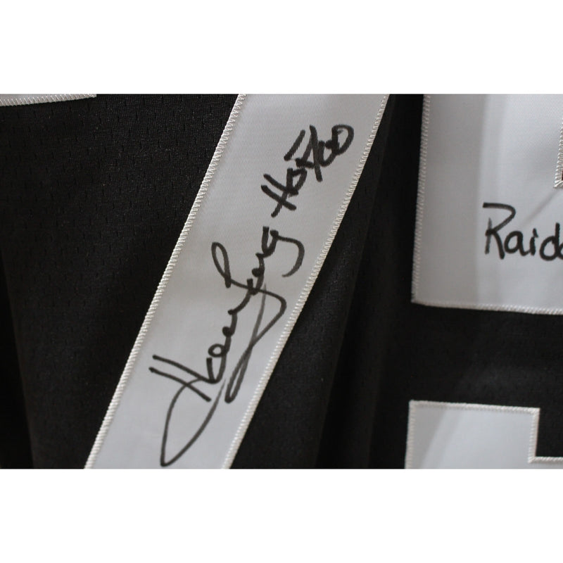 Howie Long Signed Oakland Raiders Mitchell & Ness Jersey 2 Inscriptions