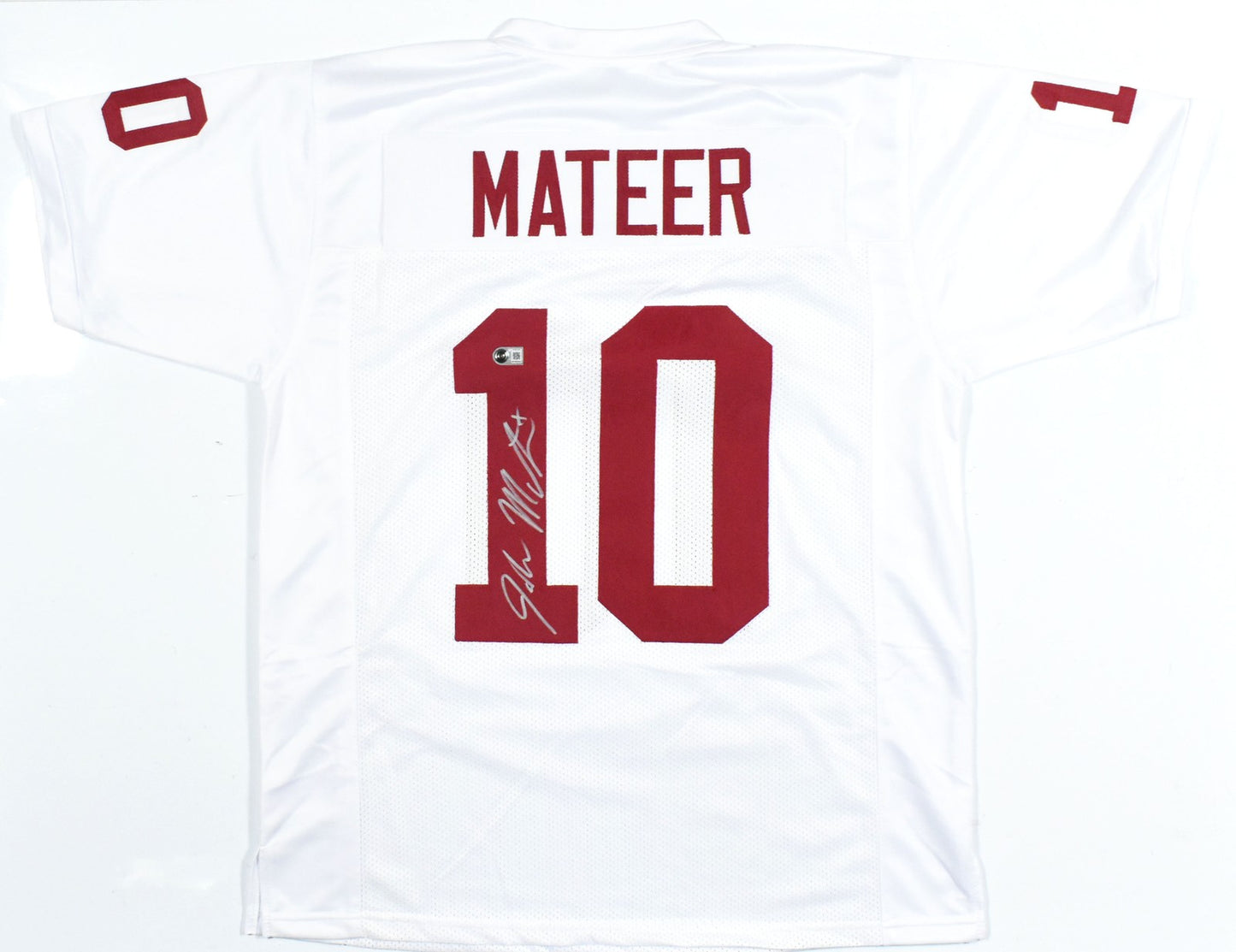 John Mateer Autographed Oklahoma Sooners Custom White Jersey