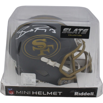Brock Purdy San Francisco 49ers Autographed Slate Mini Helmet