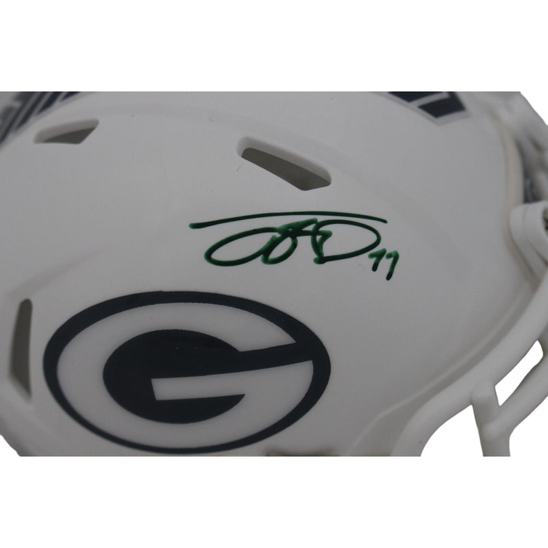 Jayden Reed Signed Green Bay Packers 2024 Salute to Service Mini Helmet