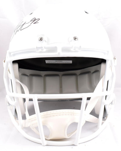 TJ Watt and Michael Strahan Autographed NFL Full Size Speed Helmet